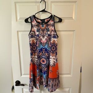 My Michelle Dress, Size Medium, Multi-Color